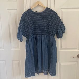 Denim Anthro swing dress